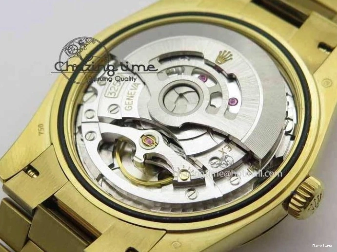 MiroTime 0427 Cozy Day-Date 40mm 228238 YG Noob 1:1 Best Edition Silver Dial On YG President Bracelet A 3710